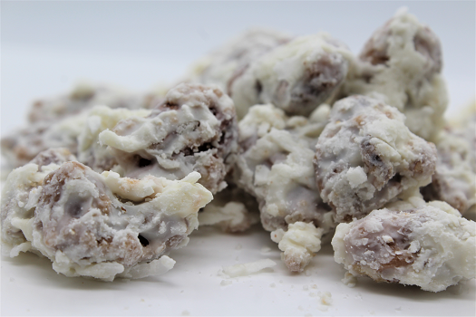 White Chocolate, Caramel & Coconut Coated Gourmet Pecans