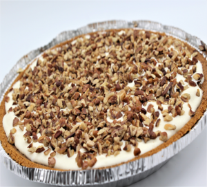 White Chocolate & Caramel Gourmet Pie